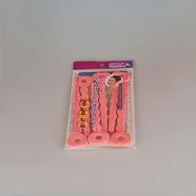 Спонж для красоты Пижама бигуди для волос ленивый Банг повязка для волос не повреждает бигуди для волос Красота респираторные инструменты 6 шт