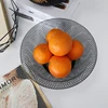 Metal Fruit Vegetable Storage Bowls Eggs Baskets Holder Nordic Minimalism Kitchen Accessories Geometric Design Room Decoration 6