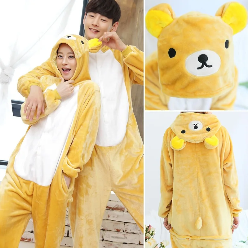Зимняя Пижама с единорогом; Пижама с животными; Onsie для женщин и мужчин; домашняя одежда унисекс; Totoro Pikachu; мягкая удобная детская одежда для сна