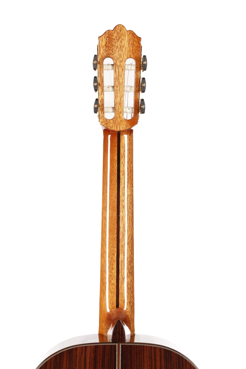 Профессиональный ручной работы 39 дюймов Полный Твердый Акустическая классическая гитара с ель Топ/твердый корпус из палисандра+ жесткий чехол, глянец, AC-150S
