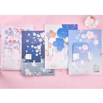 

2020 New Small Fresh Envelope Letter Papers Festival Gift Card Seasonal Kids Birthday Greetings Letter 1 Set