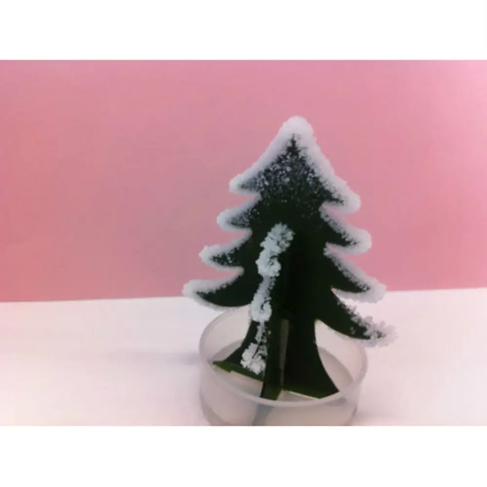2019 11x7cm DIY Green Visual Magically Grow Paper Crystals Tree Magic  Growing Christmas Trees Wunderbaum Kids Toys For Children - AliExpress