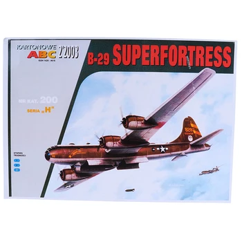 

65cm*18cm B29 Bomber Aircraft DIY 3D Paper Card Model Building Sets Construction Toys Educational