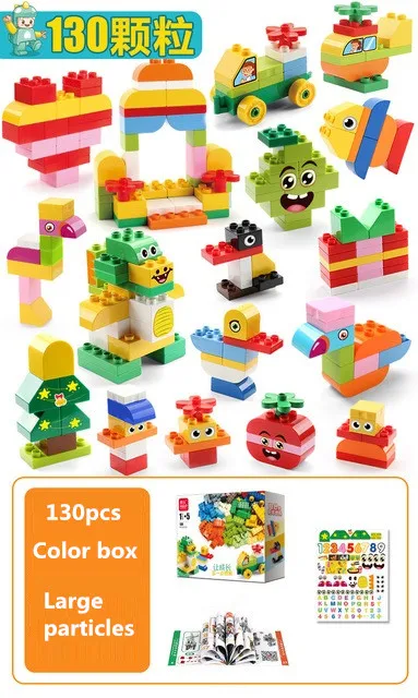  Large particle Building Blocks Creativity Splicing Children's Educational Toys Constructor Educational Kids Toys