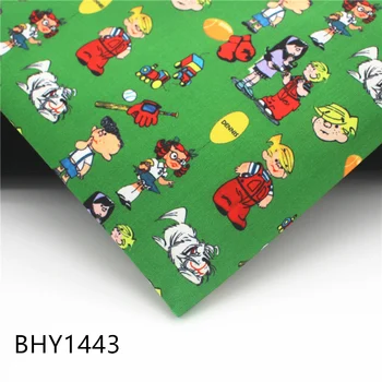 

Half yard 45*140cm cartoon print polyester cotton patchwork fabric mask 1443