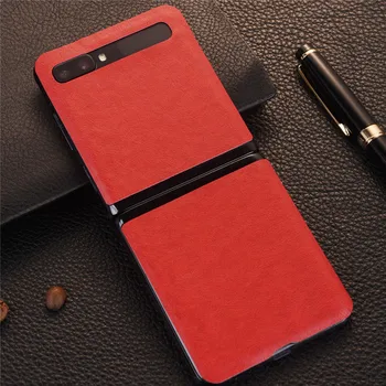 

Leather Film Phone Back Cover Sticker for Samsung Galaxy Z Flip Fold Phone Accessories Quick Release Foldable Phone Skin Film
