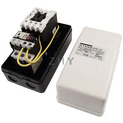 380V AC катушка трехфазный Магнитный Запуск управления двигателем 8,5-12.5A 3 полюса