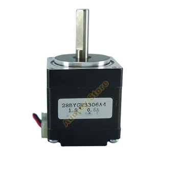 

6N.cm 5.25V 3.3V 0.6A 0.35A 5mm single double shaft 33mm micro two-phase four wire 1.8 degree hybrid 28 stepper motor
