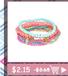 Ethnic Bohemian Tassel Beach Charm Bracelets For Women Boho Multilayer Beads Crystal Beaded Jewellery Bracelet Set Femme 2019