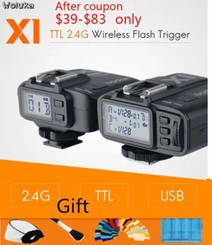 

Godox X1t X1 kit TTL 2.4G Wireless Flash Trigger Transmitter Receiver For C/N/S TT685 V860 II Flash CD50 T03Y
