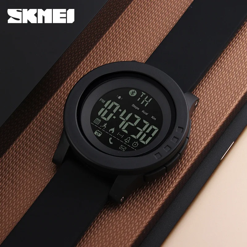 

Skmei Multi-functional Bluetooth Smart Step Count Electronic Watch Calls to Remind Support IOS Android Sports Electronic Watch
