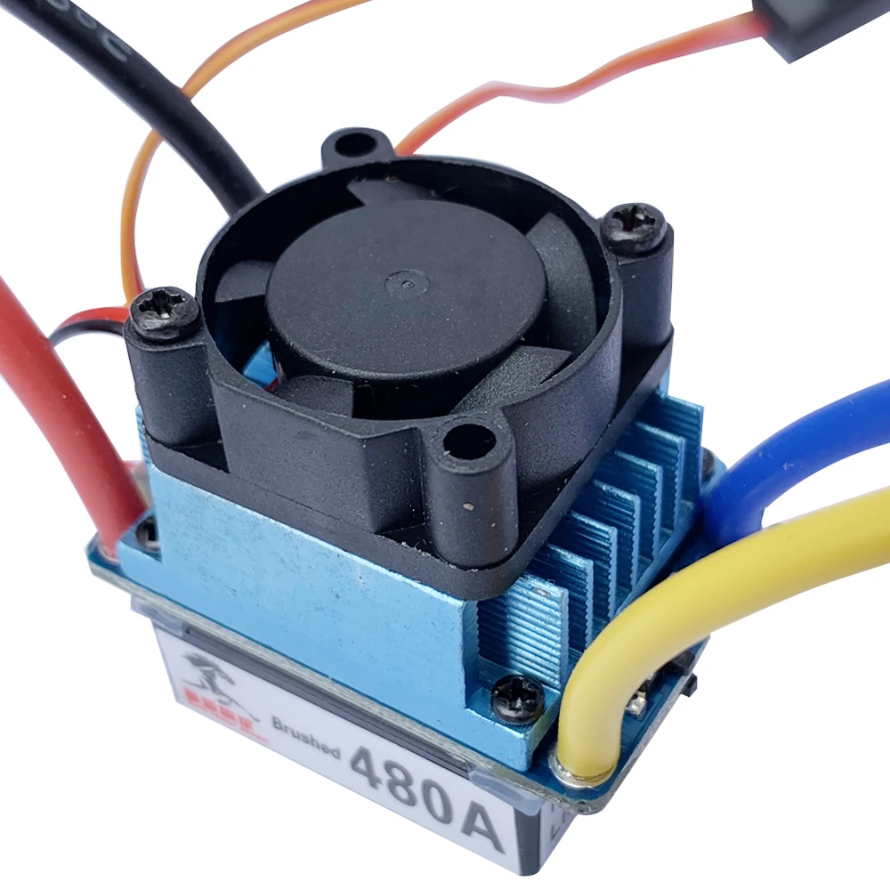 480A ESC RC лодка с воздушным охлаждением 380/540/775 Матовый контроллер скорости