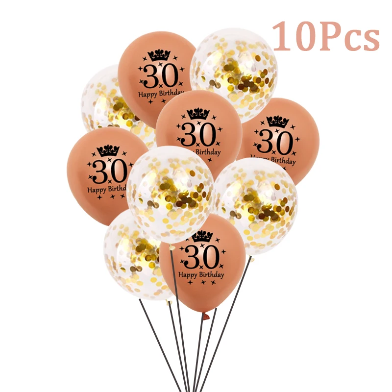 Латексные воздушные шары с конфетти товары для украшения на годовщину днем
