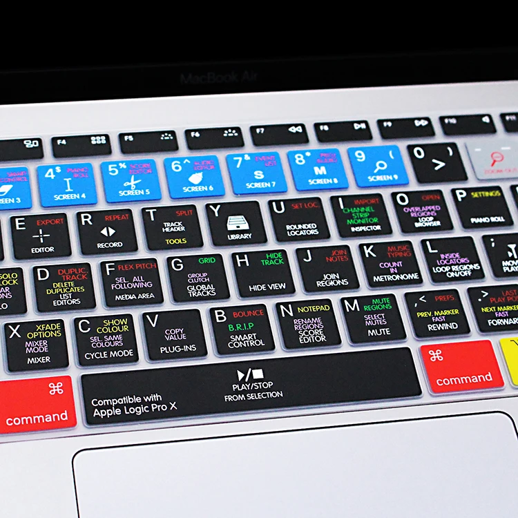Клавиатура силиконовая для MacBook 13 дюймов 2018 дюймов|Чехлы клавиатуры| |