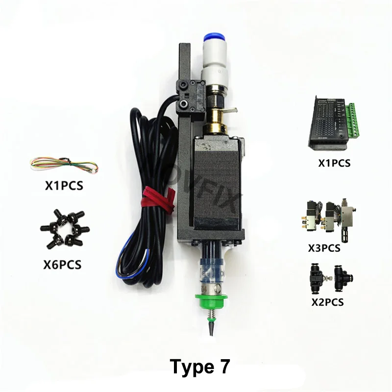 SMT HEAD Nema8 hollow shaft stepper for pick place head SMT DIY mountor 5mm special connector nozzle rotary joint 6