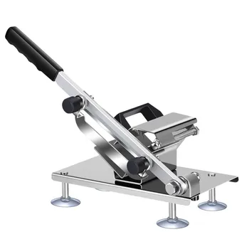 

Meat slicer Slicer Sliced meat cutting machine Manual slicer Automatic meat delivery Desktop Easy-cut frozen beef and mutton