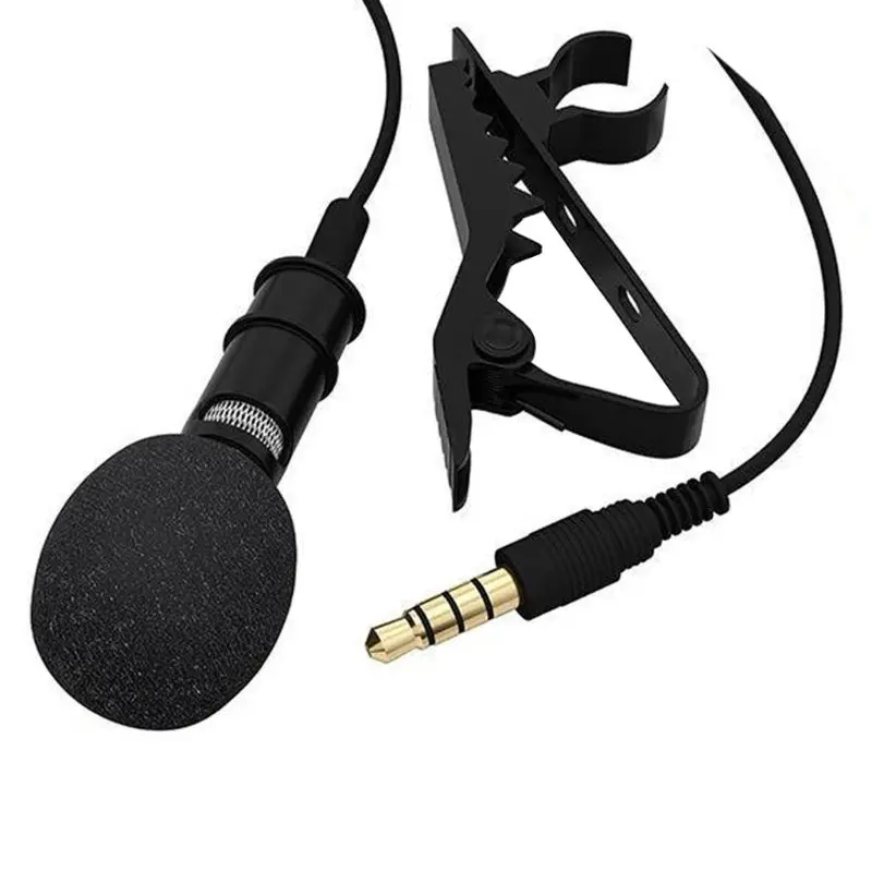 Portable External 3.5mm Hands-Free Wired Lapel