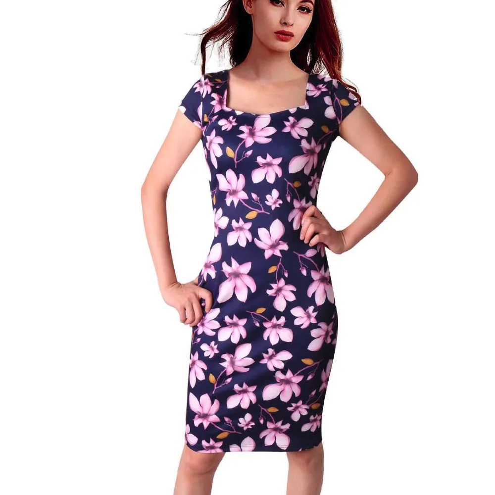 Женское платье с цветочным принтом модель 0100|summer dress|women business dresswomen dress |