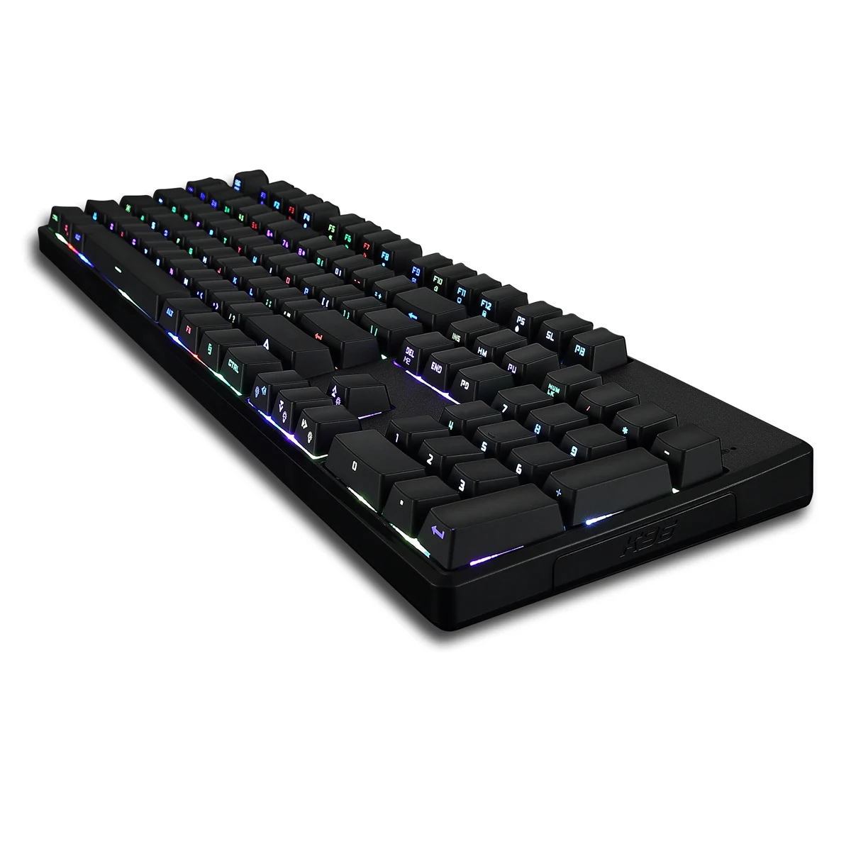

Side Edge Letter Version High-End Mechanical Keyboard Wired RGB Backlist Glowing Gaming Keyboard 104 Keys USA Keyboards