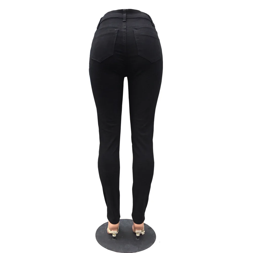 Dilusoo Для женщин Высокая талия джинсы Штаны узкие тянущиеся Штаны пакет хип джинсы 4 сезона Для женщин обычная, высокая, на выход брюки
