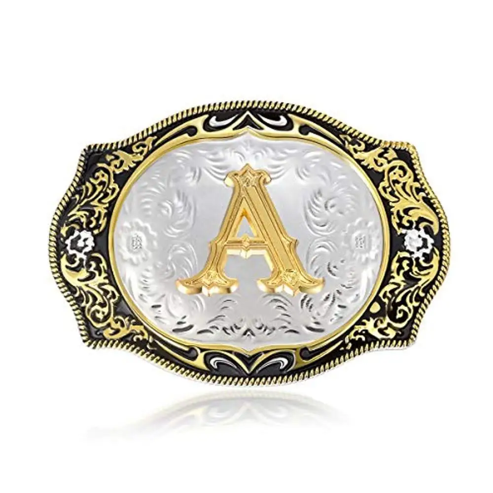 Western-Belt-Buckle-Initial-Letters-ABCDMRJ-to-Z-Cowboy-Rodeo-Small-Gold-Belt-Buckles-for-Men(3)
