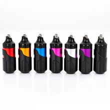 Новое поступление, короткая Высококачественная мощная машинка для татуировки, ручка с прямым приводом, плоский мотор, разъем RCA