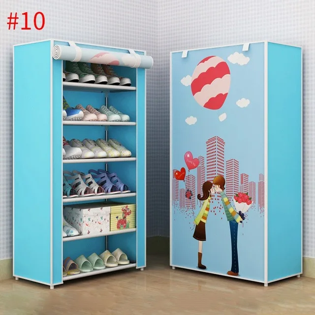style10 35 пылезащитные домашние стеллажи для обуви Органайзер несколько слоев обуви держатель для полки стойки дверь, подставка для обуви экономит пространство для хранения домашнего гардероба - Цвет: style10