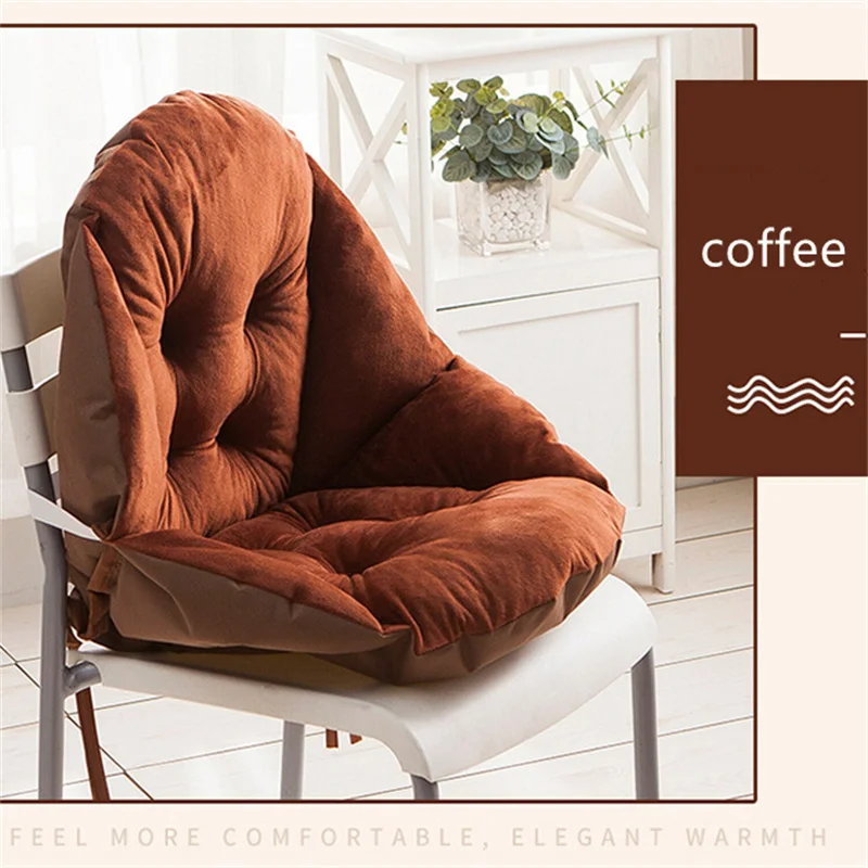 Office Cushion Student Chair Cushion Thick Non-slip Cushions Breathable Semi Enclosed Seat Cushion Waist  Warm Comfort Car Seat