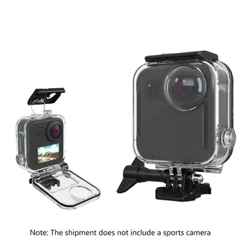 

Waterproof Case Shell Protective Cover Tempered Glass Film Protector Anti-fog Sheet for GoPro Max 360 Panoramic Camera Accessory