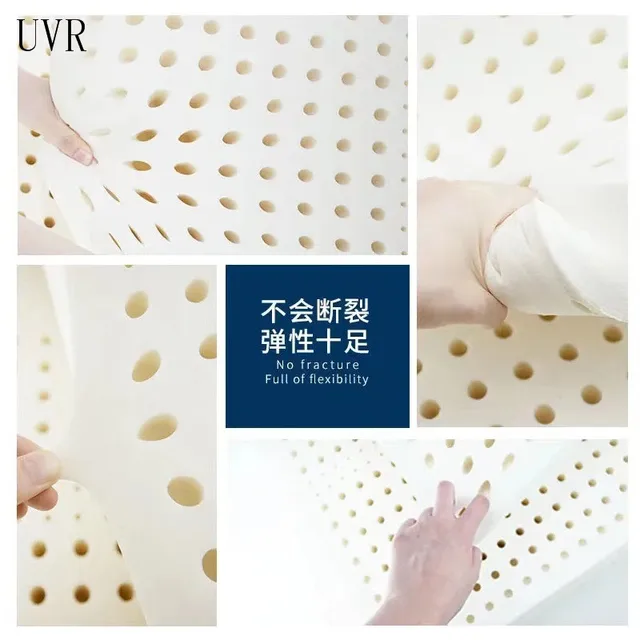 UVR-100% 천연 라텍스 다다미 싱글 더블 베드룸 호텔 마사지 수면 침대 매트