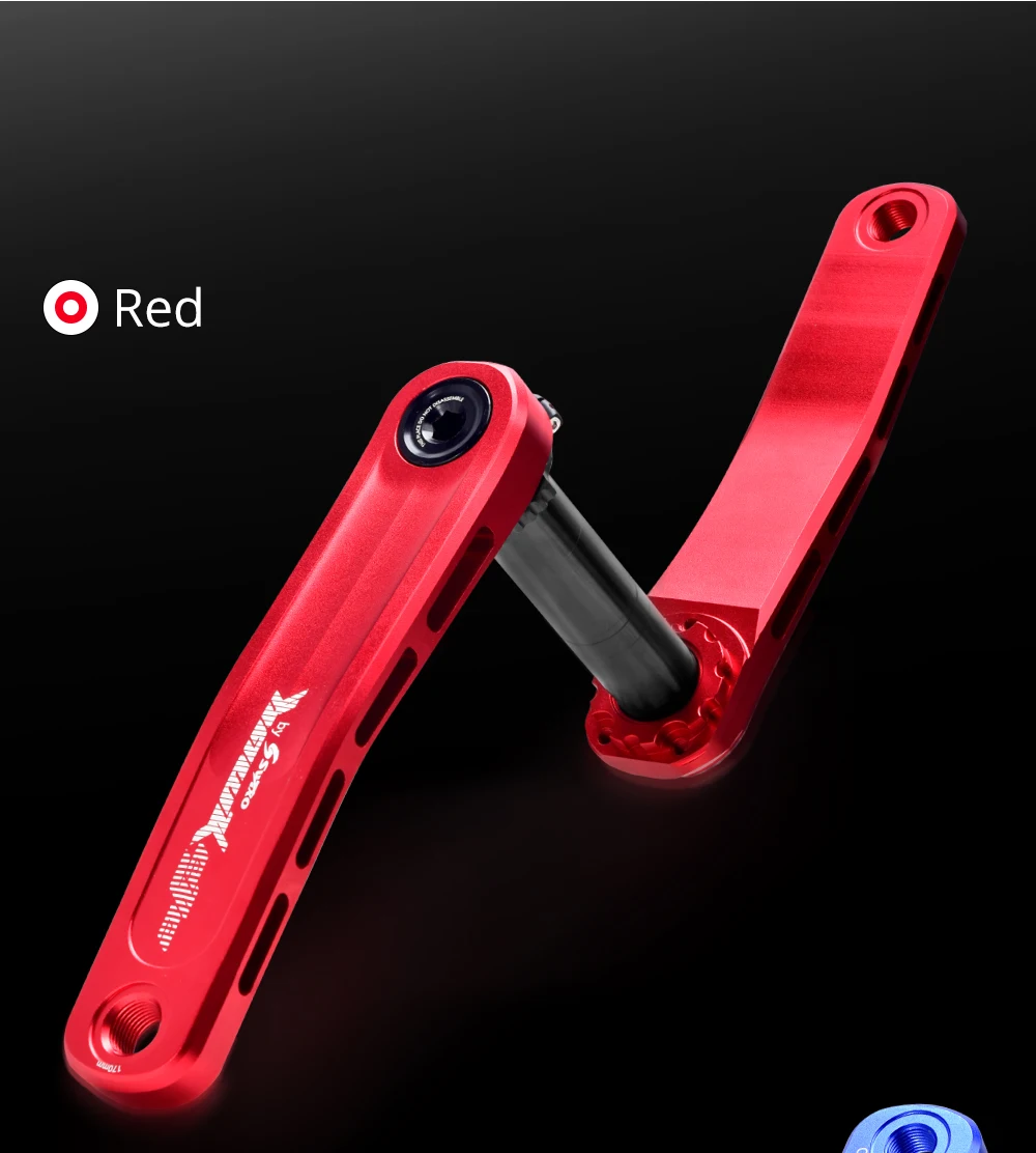 Seulement la Manivelle Craque de 170 mm F SWCRUCO Pédalier de vélo de montagne, plateau GXP