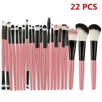 

22Pcs Fashion Makeup Brush Set Multifunction Toiletry Brushes Eyeshadow Eyeliner Lip Powder Foundation Cosmetic Makeup Brushes