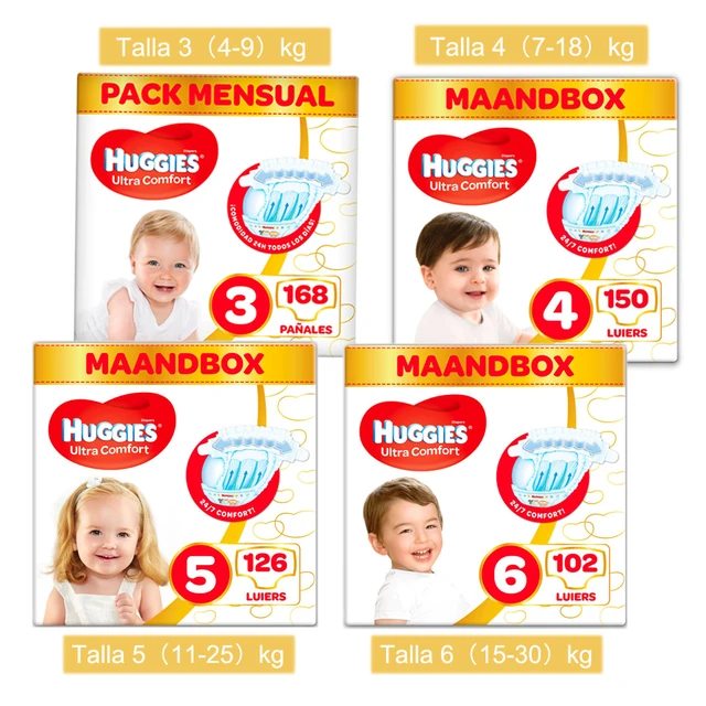 Huggies Ultra-comfort Stage 2 Unisex Diapers