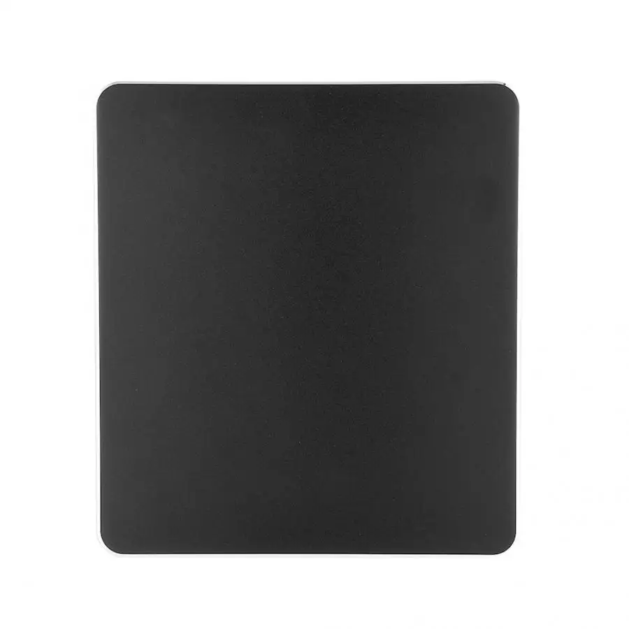 Aluminium Alloy Mouse Pad Mat Waterproof Anit-slip Gaming Mousepad Double Sided aluminum mousepad - Цвет: Синий