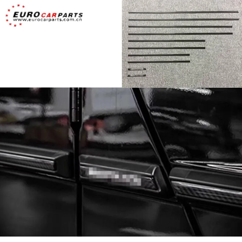 G class w463 G500 G550 G55 G63 carbon fiber material side molding trim handle cover hood vents and turning light cover
