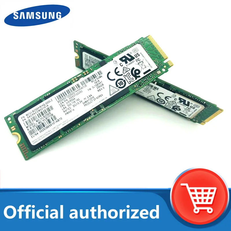 SAMSUNG SSD M.2 PM981A 256 ГБ 512 1 ТБ Внутренние твердотельные накопители M2 NVMe PCIe 3 0x4 для