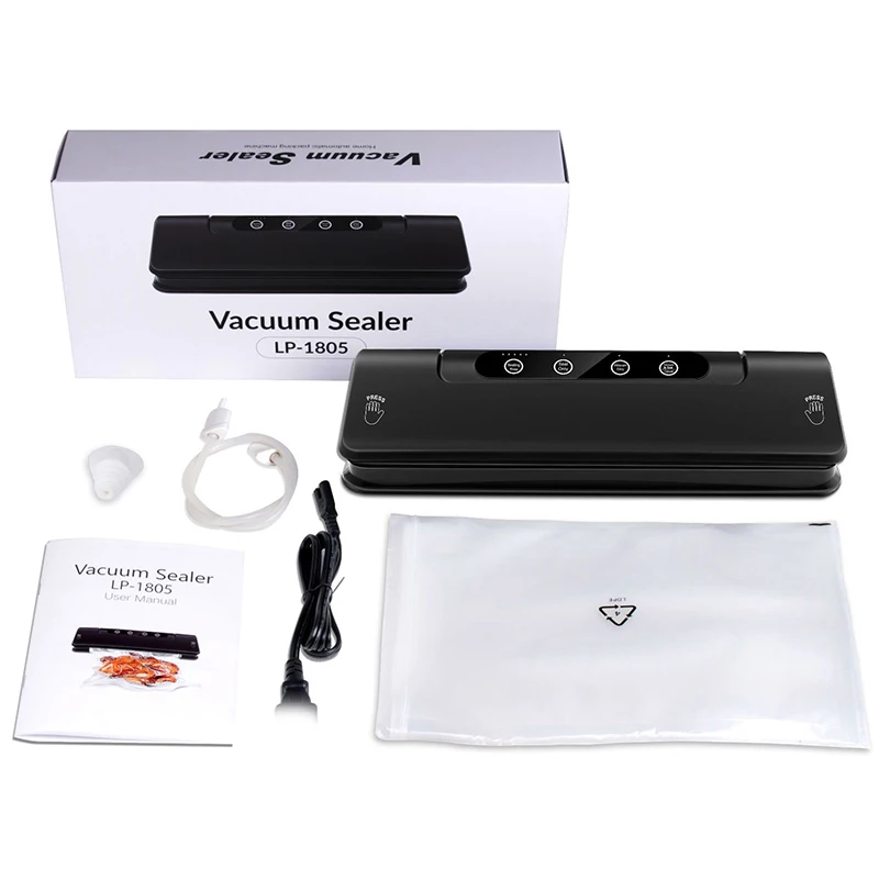 Household Vacuum Packer Food Sealer Multi-Function Automatic Sealing Packing Machine Free 15Pc Australian Regulati |