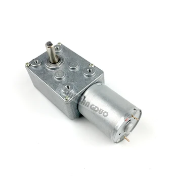 

6V 24V Worm Gear Motor 12V Reducer DC High Torque Electric Motor Metal Gear Reverse Self Lock For Automation Equipment