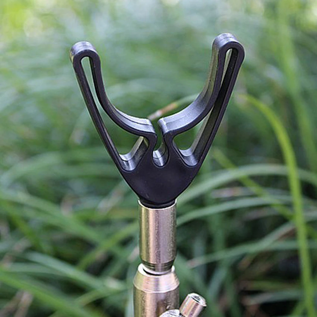 4pcs Durable Plastic Fishing Rod Butt Rests Rod Holders Grippers Rod Support Heads Replacement Tackles for Fisherman  