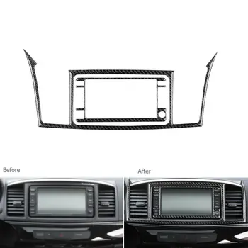 

For Mitsubishi Lancer Evo X 08-14 Decoration Trim Carbon Fiber GPS Cover Newest Duable