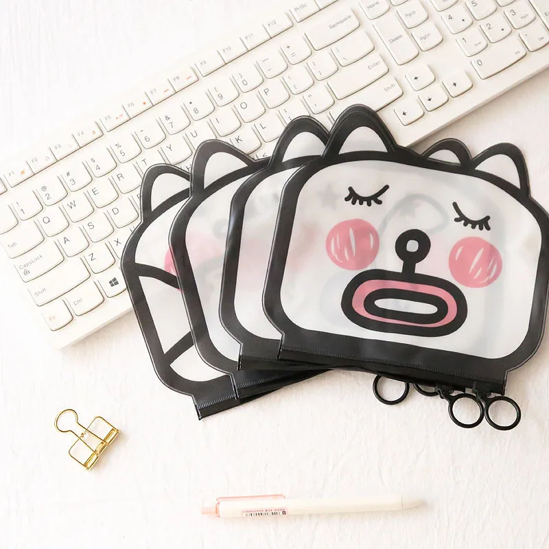 

Vogvigo Cartoon Pig Coin Purse Women Transparent PVC Zipper Change Purses Wallet Holders Money Bag for Kids Gift Clear Purse