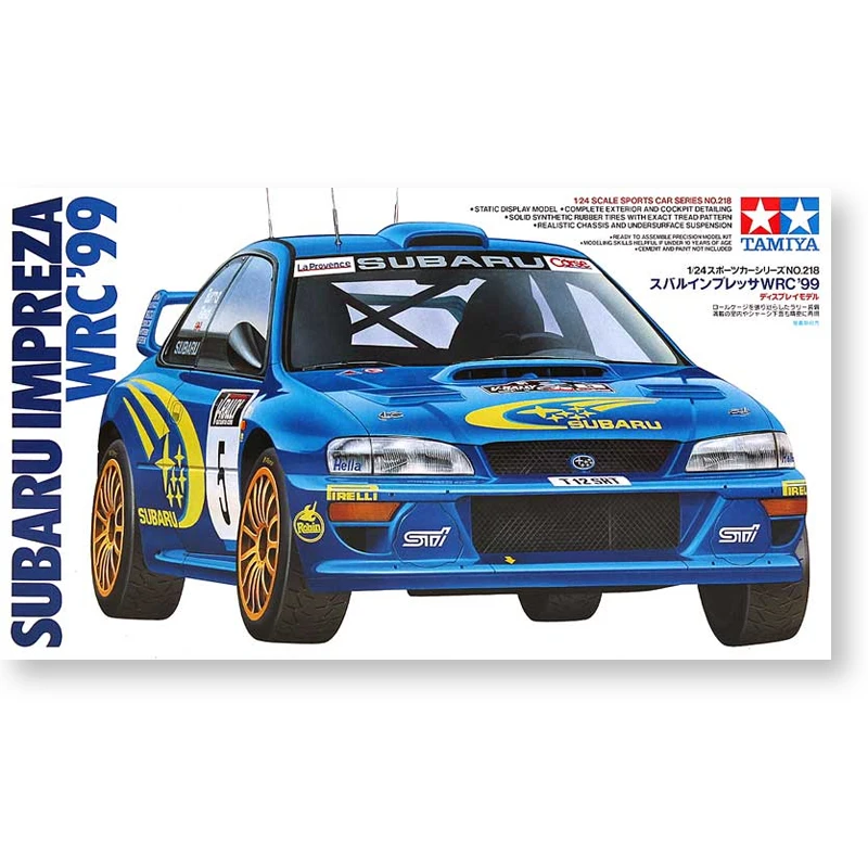 Tamiya 1/24 Scale Sports Car Series No.218 Subaru Impreza WRC 1999 197915 