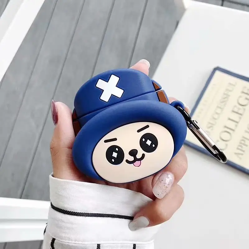 Для Apple AirPods 2 Чехол one piece Luffy аниме Какаши чехол для Apple Air Pods 1 коробка для зарядки Мягкий ТПУ силиконовый чехол