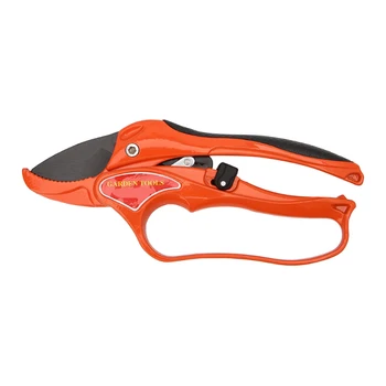 

SHGO HOT-Red Garden Tool Pruning Shear Scissors Fruit Ratchet Secateurs Cutting Branch Cutter