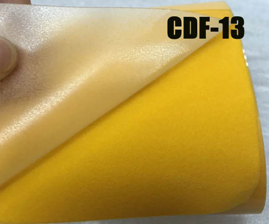 13 CDF-01 Черный Флокированный Теплообменный винил для одежды наивысшего качества, флоковая пленка pu Размер: 50*100 см/лот с бесплатной доставкой - Название цвета: 13