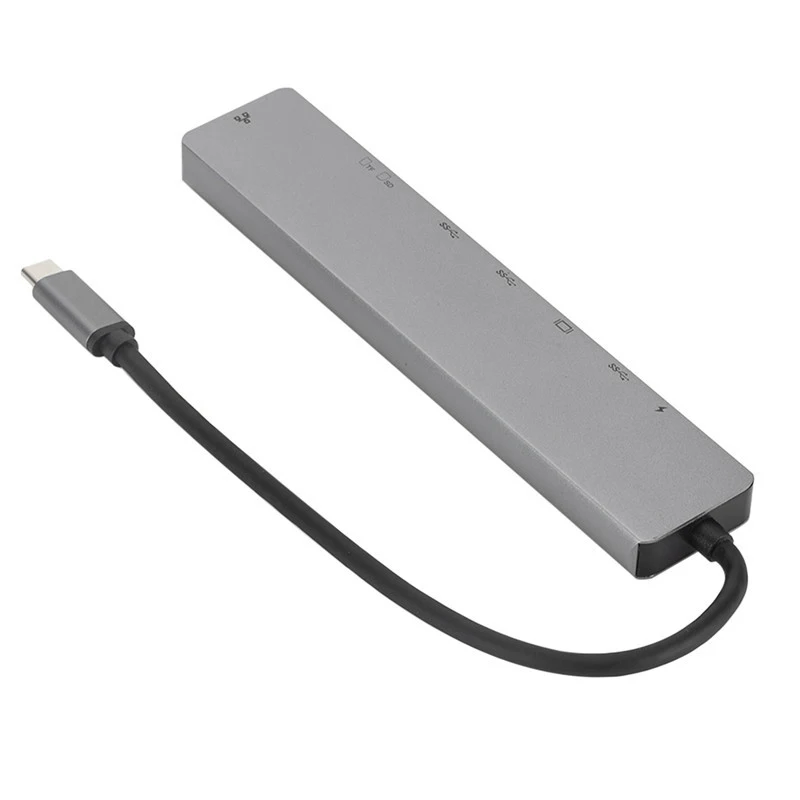 8 в 1 концентратор Usb Type C Hdmi 4K для Gigabit Ethernet Rj45 Lan адаптер Pro Thunderbolt 2 зарядное