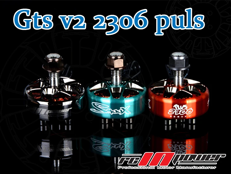 1 шт. RCINPOWER SmooX GTS V2 2306 Plus бесщеточный двигатель 1880/2280/кв высококлассный Фристайл