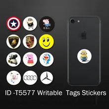 10 шт./лот) RFID 125 кГц 40 мм T5577 перезаписываемая Монета карты бирка для копирования круглой формы наклейки использования для мобильного телефона