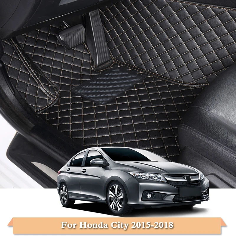 Автомобильные коврики для Honda 10th CIVIC City CRV Jazz FIT vezel HRV- подушечки для ног автомобильные ковровое покрытие внутренние аксессуары