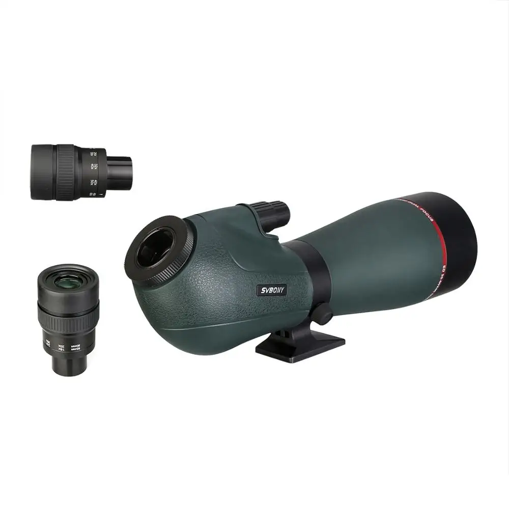 SVBONY Telescope SV406P ED Spotting Scope 20-60x80 Dual Focus IPX7 Waterproof Camping equipment Bird Watching Telescope Archery
